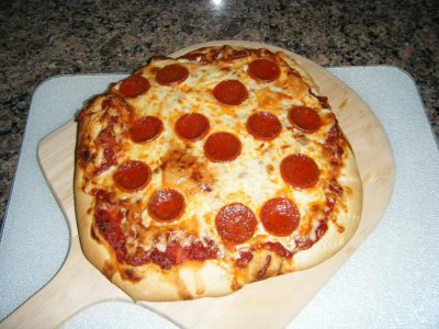 pizza off the bge dough and sauce from bge recipe book.jpg