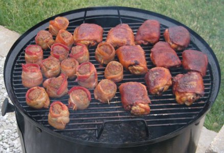 Moinks and chicken on smoker.jpg